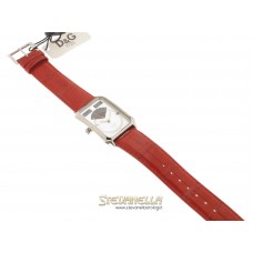 D&G orologio Seaquest acciaio cinturino rosso  DW0124